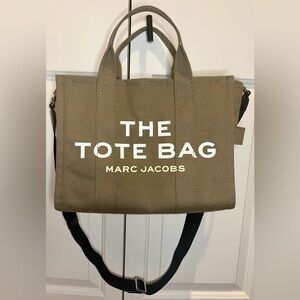 Marc Jacobs The Tote Bag - Medium Canvas - Slate Green